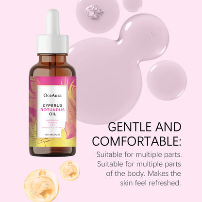 60ML Body Hair Removal Essence Oil Gentle Cleaning Soothing Nourish Moisturizing Relief Discomfort Non-irritating for Daily Care