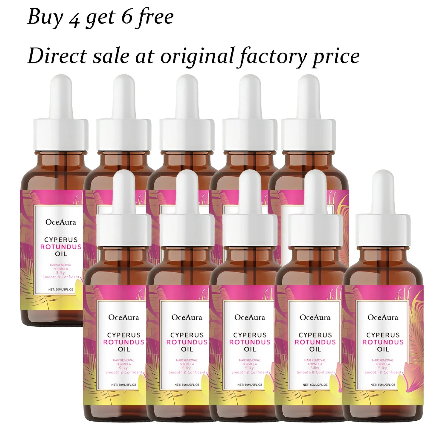 60ML Body Hair Removal Essence Oil Gentle Cleaning Soothing Nourish Moisturizing Relief Discomfort Non-irritating for Daily Care