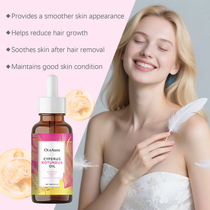60ML Body Hair Removal Essence Oil Gentle Cleaning Soothing Nourish Moisturizing Relief Discomfort Non-irritating for Daily Care