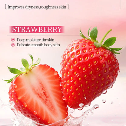 250g/8.80fl.Oz Strawberry Vitamin C Moisturizing Body Lotion, Suitable For The Whole Body, Fragrant, And Moisturizing.