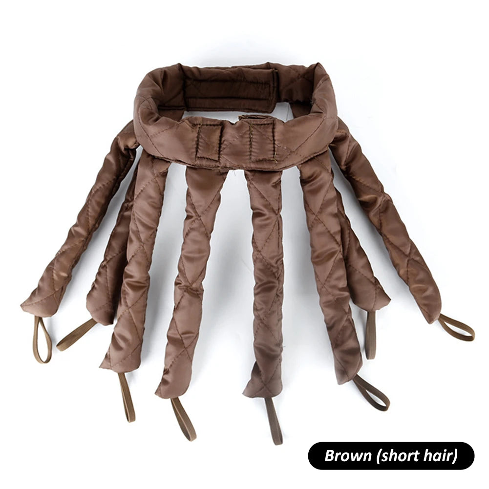 1pc Heatless Hair Curler Strap Octopus Curl Rollers Soft Curling Rod Headband Lazy Sleeping Foam Curls Wave Styling Tools