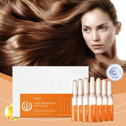 Hair Growth Serum Ampoules - Nourishing Scalp Serum for Promoting Hair Growth, Enhancing Follicle Health and Nutritive Care