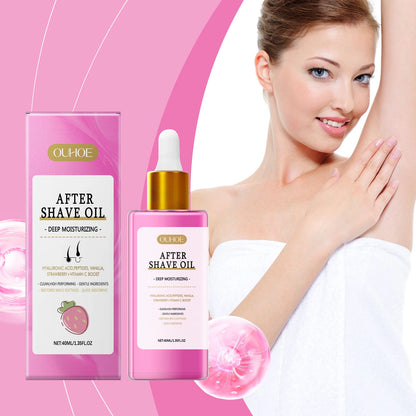 40ml Aftershave Care Essential Oil Soothes The Skin, Strawberry Flavored Daily Care Oil Moisturizes And Smooths Body Care