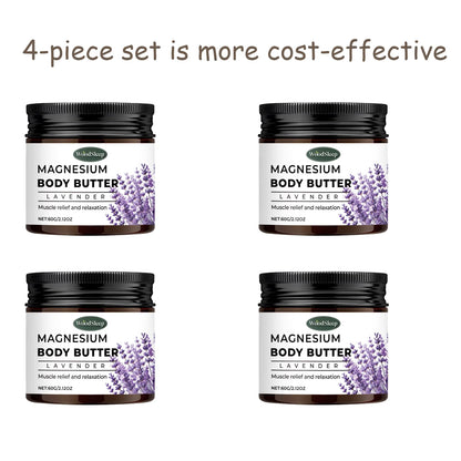 Woodleep Lavender Magnesium Body Cream 2.02oz Natural Sleep Skincare Relaxation Deep Moisturizing Refreshing Body Lotion