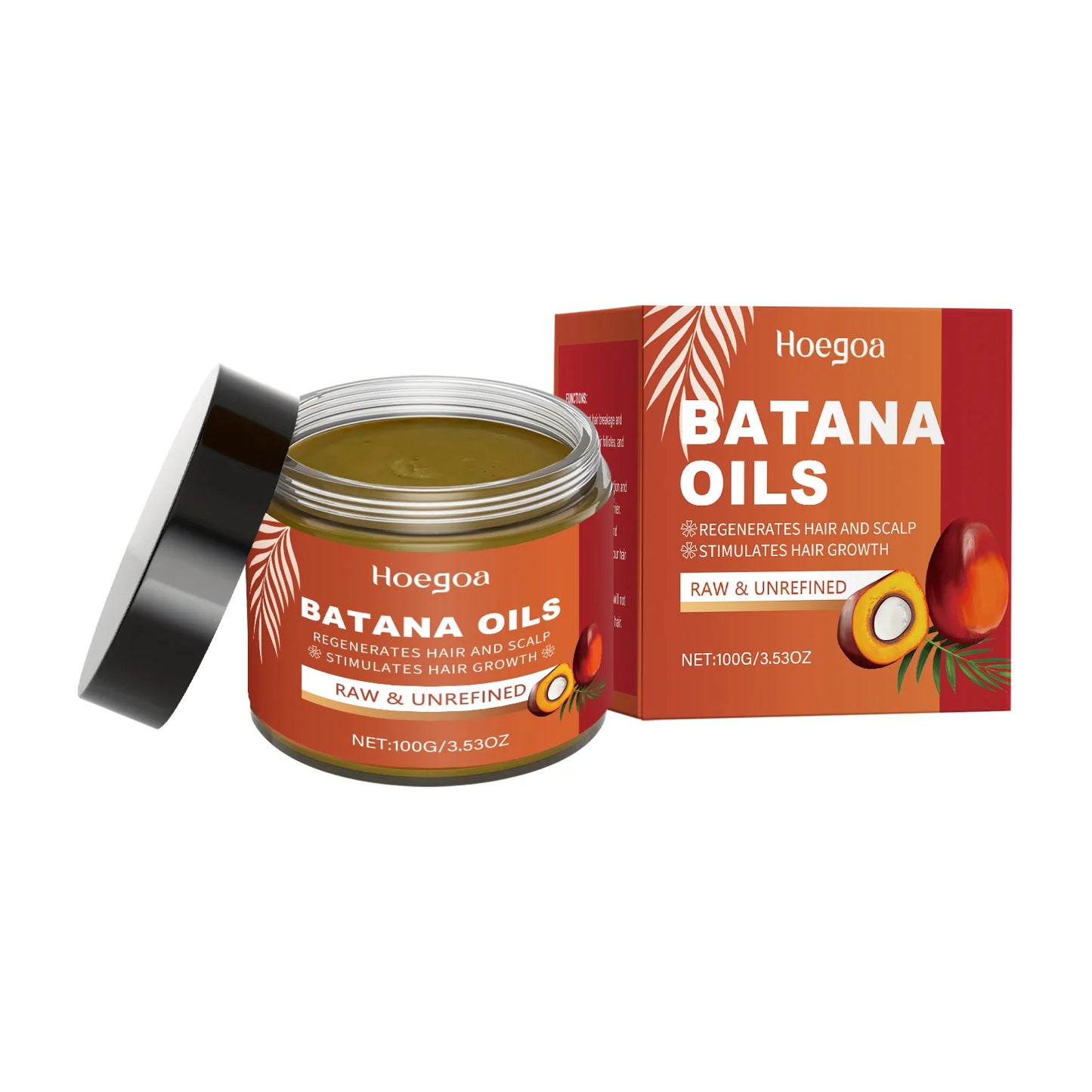 Natural Batana Cream for Hair Growth Prevent Hair Loss Promote Thickness Reduces Breakage Split Ends Scalp Nourishment Hair Mask