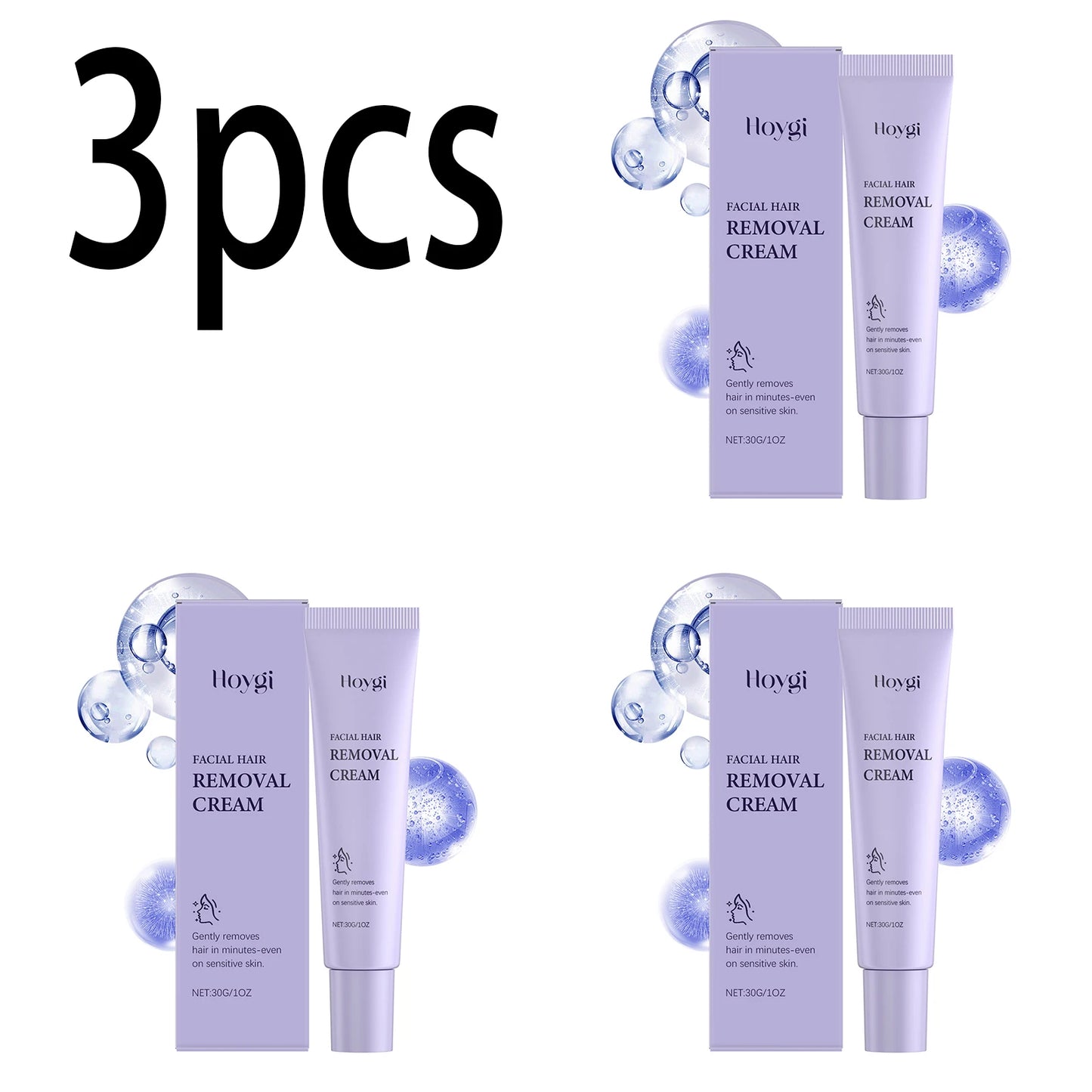 Hair Removal Cream for Face Painless Gentle Hair Remover Protect Pores from Clogging Non-irritating Nourish Smoothing Skin Care