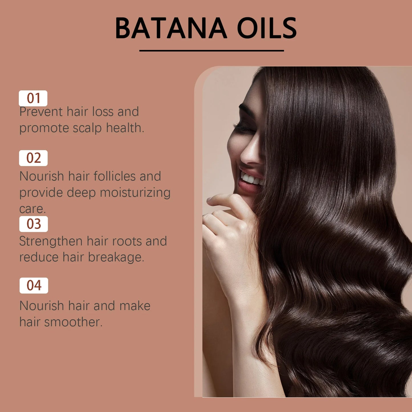Natural Batana Cream for Hair Growth Prevent Hair Loss Promote Thickness Reduces Breakage Split Ends Scalp Nourishment Hair Mask