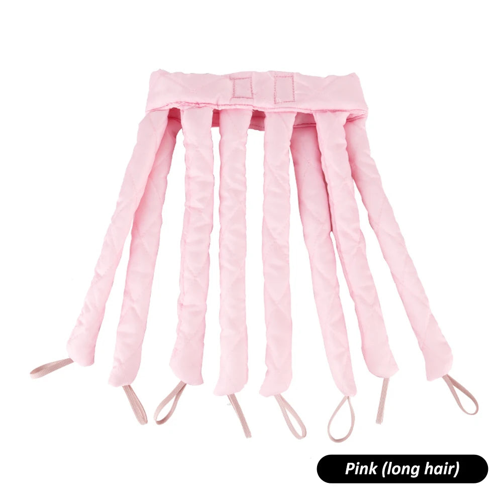 1pc Heatless Hair Curler Strap Octopus Curl Rollers Soft Curling Rod Headband Lazy Sleeping Foam Curls Wave Styling Tools