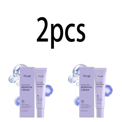 Hair Removal Cream for Face Painless Gentle Hair Remover Protect Pores from Clogging Non-irritating Nourish Smoothing Skin Care