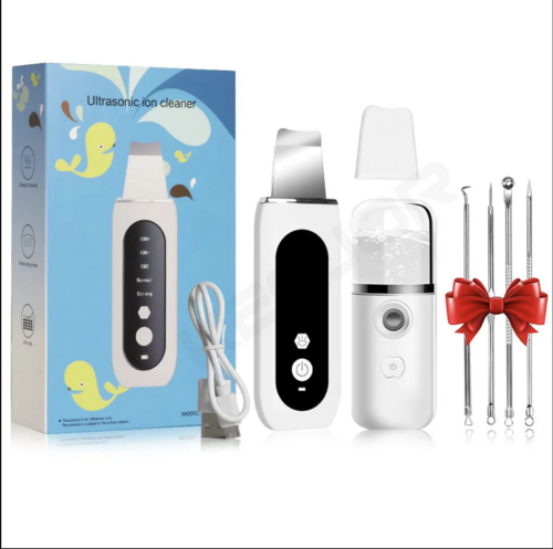 Ultrasonic Skin Scrubber Peeling Blackhead Remover Deep Face Cleaning